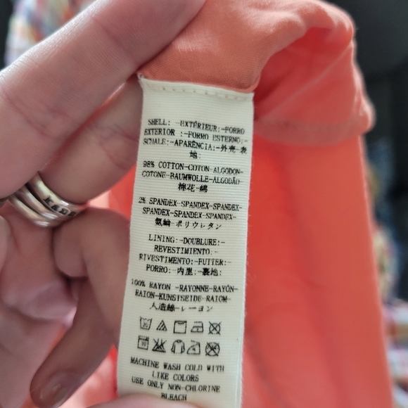 Free People Rainbow Dreams Sz 4 Halter Top Maxi Dress High Low Colorful Plaid - Picture 11 of 11